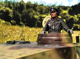 Kommandant Figur für Panzer 1:16